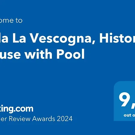La Vescogna, Historic House With Pool *
